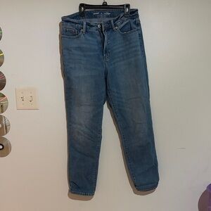 Old Navy Women's Straight Leg Blue Jeans